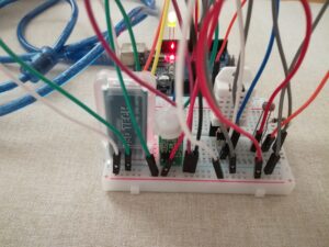 Cover image with a set-up with arduino and sensors