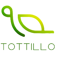 Logo de Tottillo avec une image d'une tortue