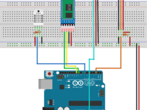 Cover image with a schematics for arduino and sensors