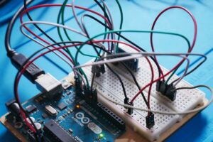 Arduino board with sensors